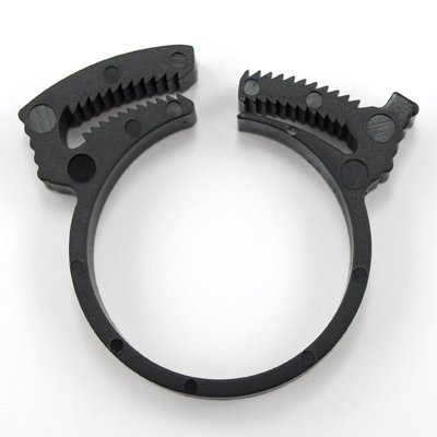 1' Heavy Duty Double Gripping Nylon Hose Clamps, 225° F / 200 PSI Rated, 10 Pack (Made in USA/UK)