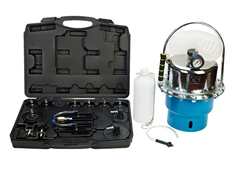 8MILELAKE Pneumatic Air Pressure Bleeder Tool Set Brake and Clutch Bleeder Valve System Kit