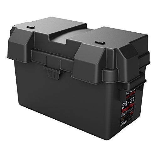 NOCO HM318BKS Group 24-31 Snap-Top Battery Box For Marine, RV, Camper And Trailer Batteries