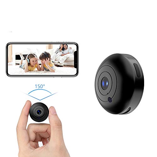 Mini Hidden-Camera WiFi-Spy Camera Wireless 1080P, Oucam Small Spy Cam Nanny Cam with Audio and Video Recording Micro Surveillance Camera for Live Stream/Night Vision/Motion Activated with Phone APP