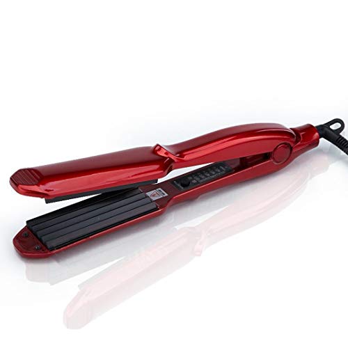 Ceramic Crimper Iron for Fluffy Hairstyle Curling Iron, Corrugation Crimper Hair Irons, Anti Static Ceramic Hair Crimping Iron Adjust Temperature
