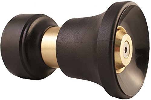 Dradco Heavy Duty Brass Fireman Style Hose Nozzle - Fits All Standard Garden Hoses - Best High Pressure Sprayer to Wash Your Car or Water Your Garden – Leak Proof - 30 Day No-Hassle Guarantee