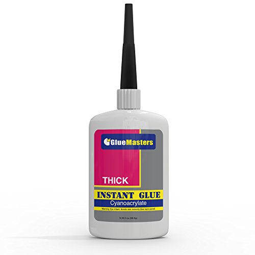Professional Grade Cyanoacrylate (CA)'Super Glue' by Glue Masters - 56 Grams - Thick Viscosity Adhesive for Plastic, Wood & DIY Crafts