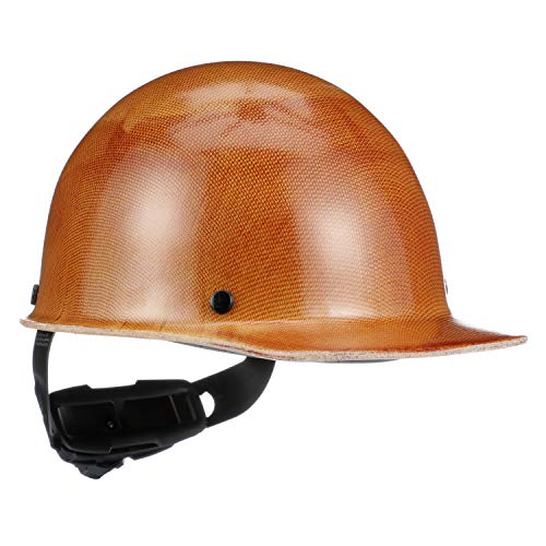 MSA Tan Skullgard Phenolic Cap Style Hard Hat With Ratchet4 Point Ratchet Suspension