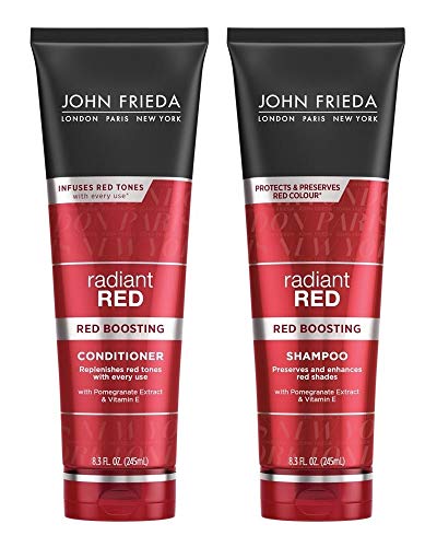 John Frieda Radiant Red Colour Protecting, DUO set Shampoo + Conditioner, 8.3 fl.oz