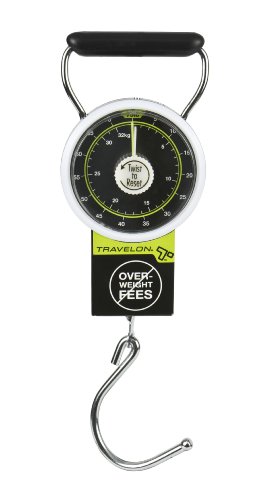 Travelon Stop & Lock Luggage Scale, Black, One Size