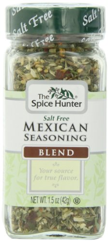 The Spice Hunter Mexican Seasoning Blend, Salt Free, 1.5-Ounce Jar