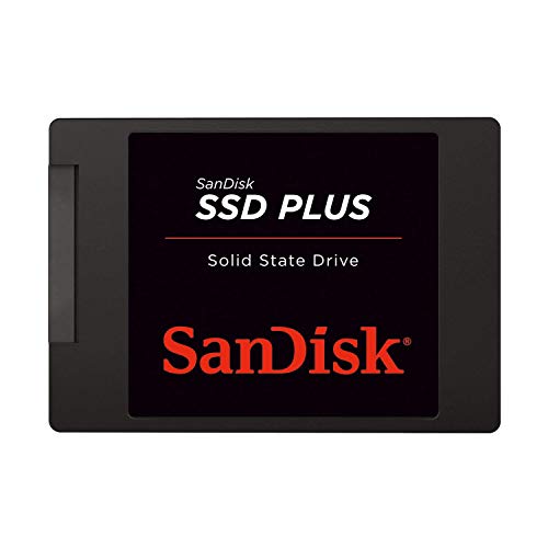 SanDisk SSD PLUS 1TB Internal SSD - SATA III 6 Gb/s, 2.5'/7mm, Up to 535 MB/s - SDSSDA-1T00-G26