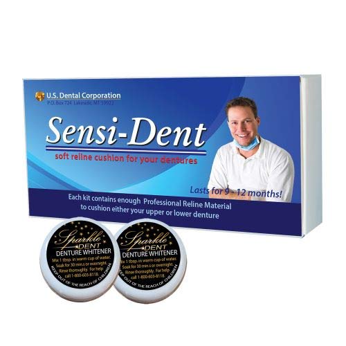Sensi-Dent Denture Reline Kit W/Free Sparkle Dent Sample