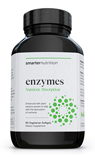 Smarter Enzymes - Digestive Enzymes for Digestion - Nutrient Absorption Aid & Daily Multi-Digestive Aids with 16 Natural Enzymes - Fights Bloating, Maximizes Energy & Improves Immunity (90 Servings)