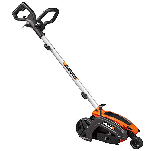 WORX WG896 12 Amp 7.5' Electric Lawn Edger & Trencher, 7.5in, Orange and Black