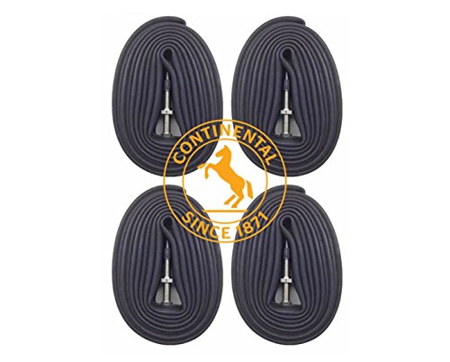 Continental Race 28' 700x18-25c Bicycle Inner Tubes - 42mm Long Presta Valve - 4 PACK