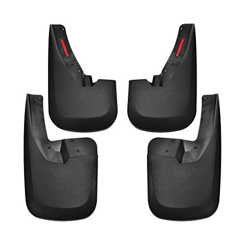 Tecoom Mud Flaps Splash Guards Front and Rear 4 Pack ABS Molded for 09-18 Ram 1500 10-18 Ram 2500 3500 with OEM Fender Flares