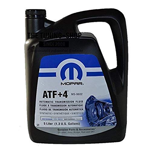 Genuine Chrysler Accessories (5013458AA) (68218058AC) ATF+4 Automatic Transmission Fluid - 1.3 Gallon / 5 Liter