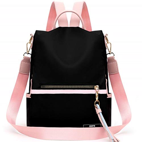 EDPD fashion backpack for women. waterproof Lightweight bag, With zipper closure and anti-theft back pocket, including three inner pockets