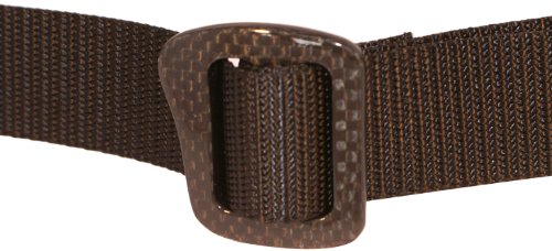 Bison Designs 30mm Carbonator Web Belt with 100-Percent Carbon Fiber Buckle (Black, 38-Inch Maximum Waist/Medium)