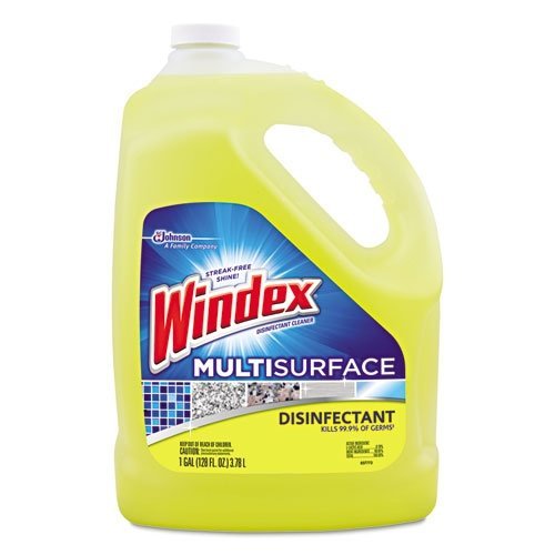 Windex Disinfectant Multisurface All-Purpose Cleaner Refill 1 Gallon- Citrus Scent