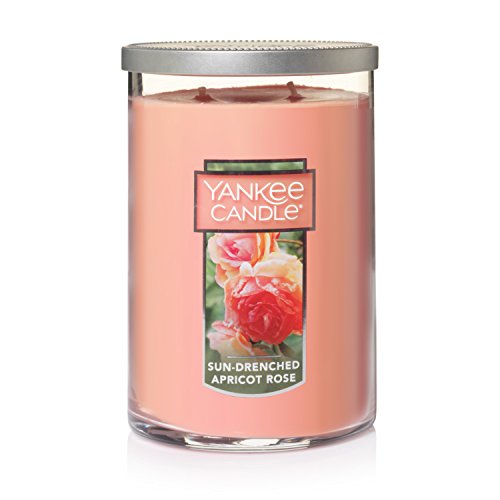 Yankee Candle Large 2-Wick Tumbler Candle, Sun-Drenched Apricot Rose