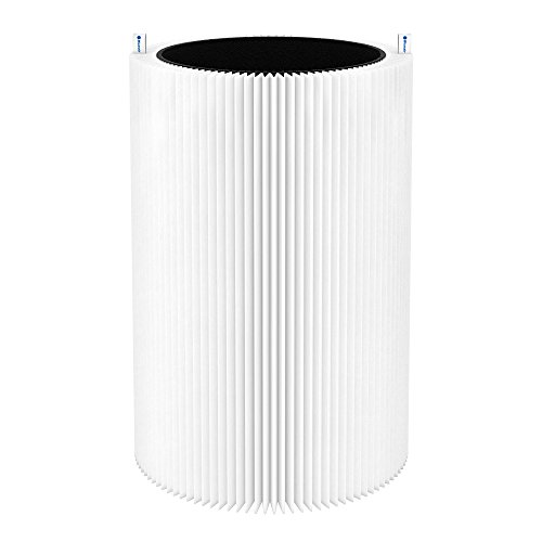 Blueair Blue Pure 411 Genuine Replacement Filter, Particle and Activated Carbon, Fits Blue Pure 411, 411+ & MINI Air Purifiers