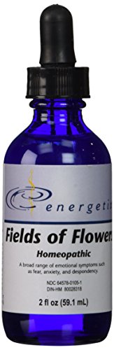 Energetix Fields of Flowers Homeopathic Remedy - Perfect for Emotional Symptoms such as Fear, Anxiety, Depression and Despondency - 38 Traditional Flower Essences - 2 Fluid Ounce (59.1 Milliliters)