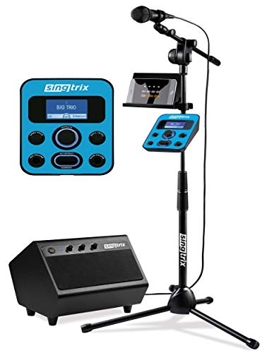 Singtrix Party Bundle Second Edition Karaoke Machine for Kids and Adults as seen on Shark Tank - Includes Microphone, Speaker and Pro Voice Tuning Technology and Effects