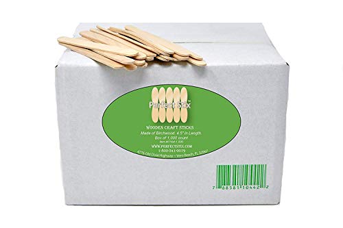 Perfect Stix 4.5' Craft Sticks/ Ice Cream Sticks/ Natural Wood - Box of 1,000ct