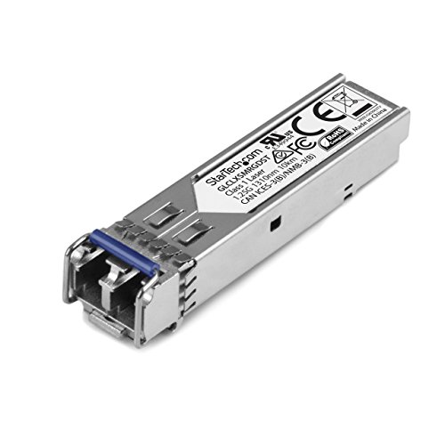 StarTech.com Cisco GLC-LX-SM-RGD Compatible SFP Module - 1000BASE-LX - 1GbE Single Mode Fiber SMF Optic Transceiver - 1GbE SFP - LC 10km 1310nm - DDM Cisco Firepower, ASR920, IE2000 (GLCLXSMRGDST)