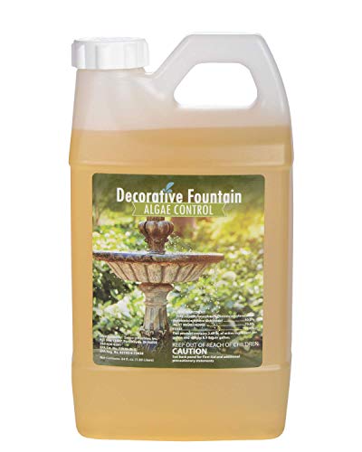 Fountain Algaecide and Clarifier, Formulated for Small Ponds, Water Features, 64oz