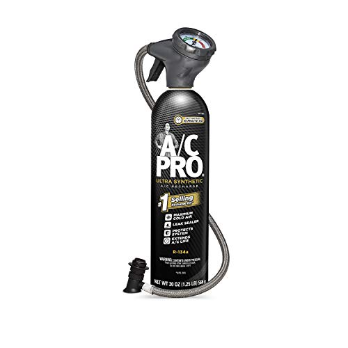 AC Pro All-in-One Recharge kit for R134A Refrigerant, Recharge Kit for Cars & Trucks & More, 20 Oz, ACP200-6