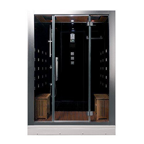 ARIEL Platinum DZ972-1F8-BLK Black Steam Shower