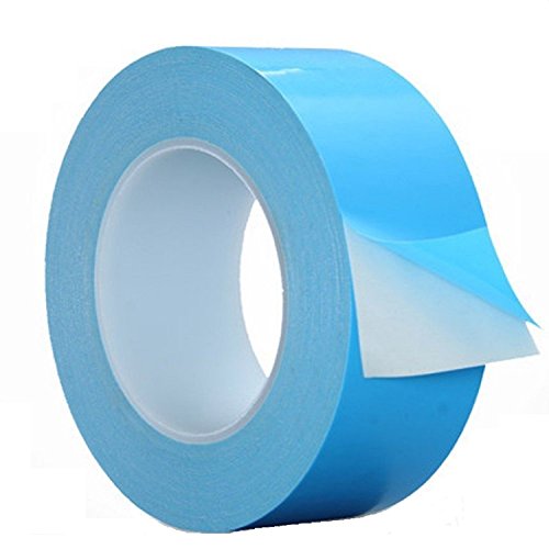 Thermal Adhesive Tape 20mm by 25M, HPFIX High Performance Thermally Conductive Tape Apply for Coolers, Heat Sink, LED Strips, Computer CPU, GPU, Easy to Apply & High Durability