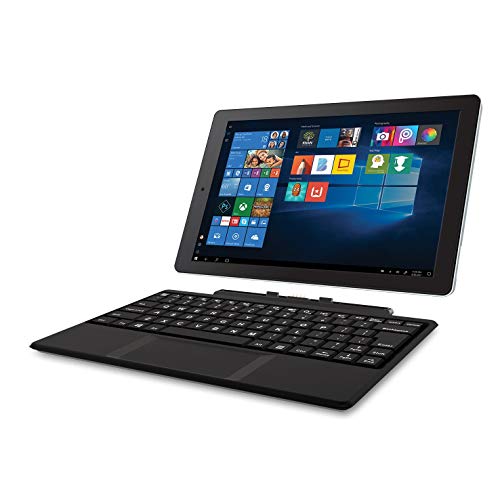 RCA Cambio 10.1' 2 in 1 32GB Tablet with Windows 10, Intel Atom Z8350 2GB RAM, Includes Keyboard