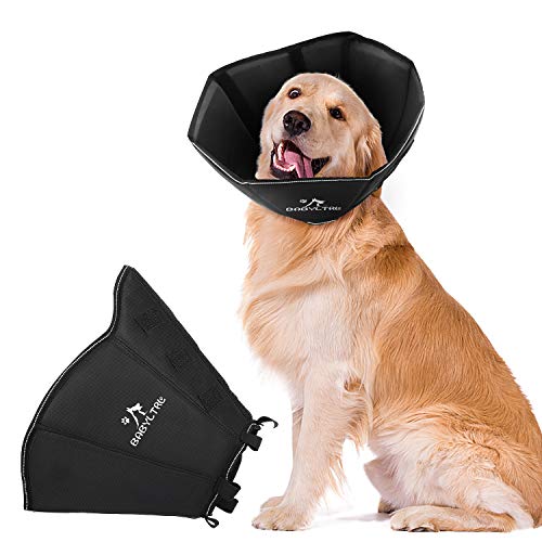 BABYLTRL Dog Cone Collar for After Surgery, Soft Pet Recovery Collar for Dogs and Cats, Comfy Cone Collar Protective Collar for Large Dogs Wound Healing