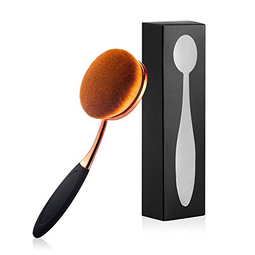 Yoseng Oval Foundation Brush Large Toothbrush makeup brushes Fast Flawless Application Liquid Cream Powder Foundation