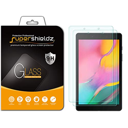 (2 Pack) Supershieldz for Samsung Galaxy Tab A 8.0 (2019) (SM-T290 Model only) Tempered Glass Screen Protector, Anti Scratch, Bubble Free