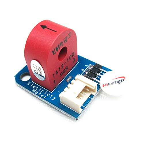 HiLetgo Analog Current Meter Sensor Module AC 0~5A Ammeter Sensor Board Based on TA12-100 for Arduino