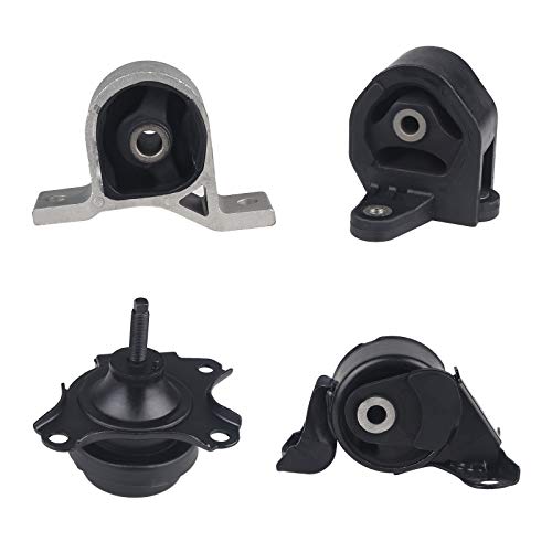 JDMON Compatible with 4Pcs Engine Motor Mount Honda Civic 1.7L 2001-2005 Compatible with A4511 A6588 A6591 A6595