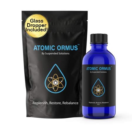 Suspended Solutions - Atomic ORMUS - 4oz - Monoatomic Gold Ormus - Memory AID, ENERGETICALLY Enhanced, REJUVENATING, Increased Energy, Stamina, Vitality - Gold, Platinum, Iridium