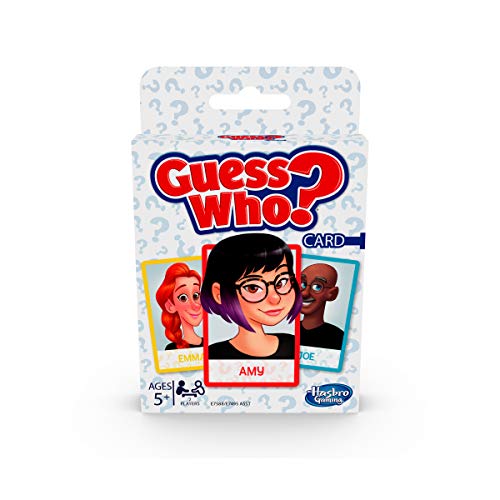 Hasbro Gaming Guess Who? Card Game for Kids Ages 5 and Up, 2 Player Guessing Game