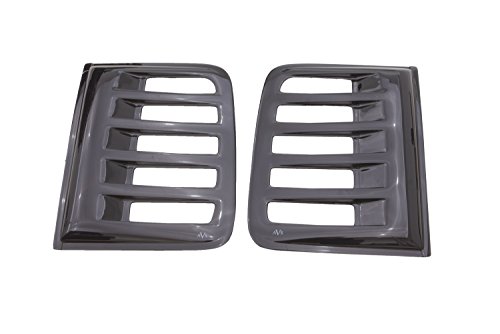 Auto Ventshade 97226 Aeroshade Louvered Window Covers, Smoke Finish for 1999-2007 Silverado/Sierra 1500, 1999-2004 Silverado/Sierra 2500, 2001-2006 Silverado/Sierra 3500, 2001-2006 Silverado 2500HD, 2001-2007 Sierra 2500HD