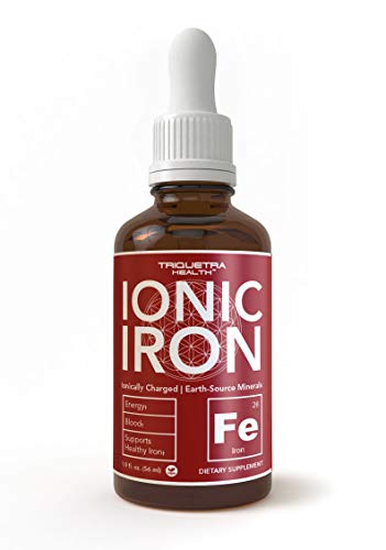 Ionic Liquid Iron Supplement (236 Servings) – Highest Absorption Rate Allows for Smaller Dose & Less Stomach Issues |Non-Flavored, Vegan, Ionically Charged, Earth-Sourced Minerals