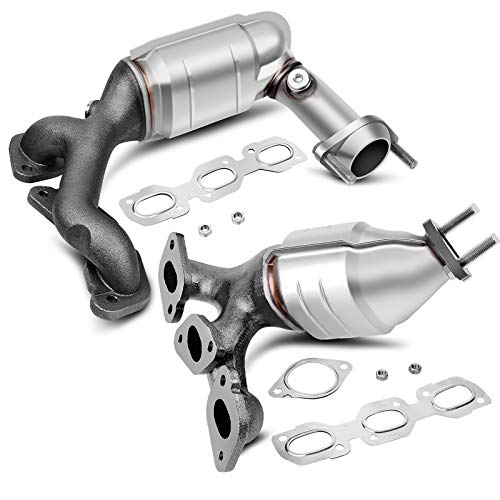 Catalytic Converters Compatible with 01-07 Ford Escape | 01-06 Mazda Tribute | 05-07 Mercury Mariner 3.0L V6 Bank 1 and Bank 2 (EPA Compliant)