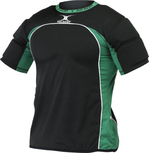 Gilbert Atomic Rugby Shoulder Protector (Black, Small)