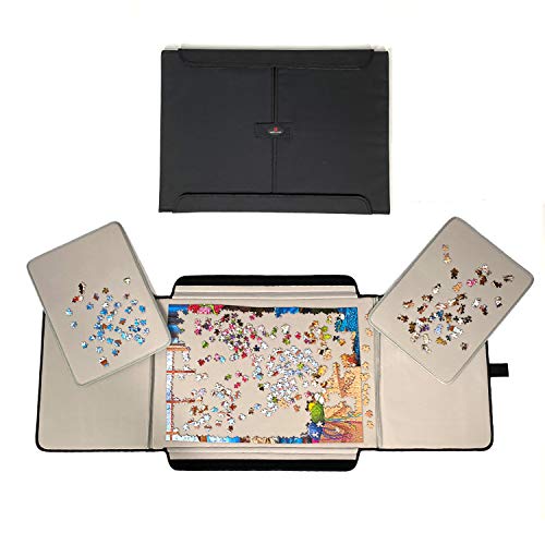 Portable Jigsaw Puzzle Board Mat by Mary Maxim - Puzzle Tables for Adults - Puzzle Organizer and Storage - Puzzle Table Felt Non-Slip Mat Holds up to 1000 Pieces - Puzzle Accessories