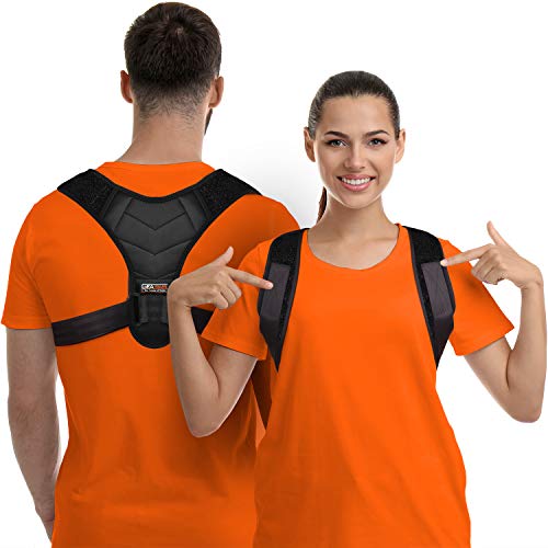 Posture Corrector For Men And Women, Upper Back Brace For Clavicle Support, Adjustable Back Straightener And Providing Pain Relief From Neck, Back & Shoulder, (Universal) (Regular)