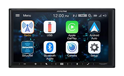 Alpine iLX-W650 7' Mech-Less Receiver Compatible with Apple CarPlay and Android Auto