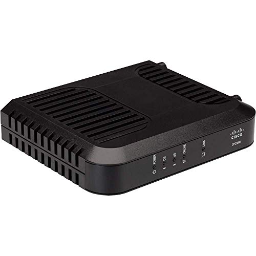Cisco Cable Modem DPC3008, Compatible with Xfinity/Comcast, Spectrum, ATT, TWC, Cox, and Most Internet Providers, DOCSIS 3.0 Modem