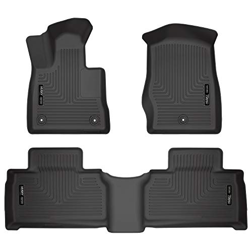 Husky Liners 99321 Fits 2020 Ford Explorer Weatherbeater Front & 2nd Seat Floor Mats
