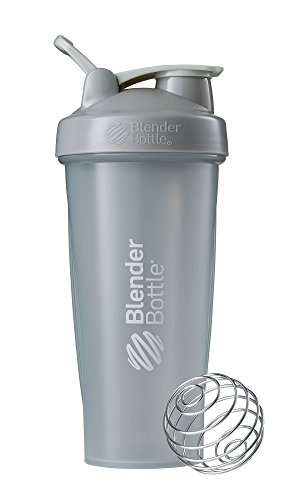 BlenderBottle Classic Loop Top Shaker Bottle, 28-Ounce, Pebble Grey