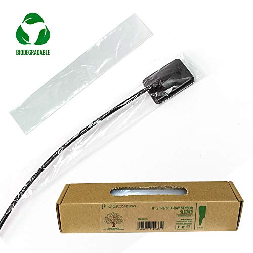 Biodegradable Disposable Plastic Digital X-Ray Sensor Cover Sleeves (Box of 500) (8' x 1 5/8')
